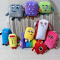 Miniatyrbild 1 av 4: Numberblocks 1-10 Plysch Doll Toy Blue