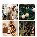 Miniatyrbild 5 av 5: Juldekorationer, set för Xmas style 1
