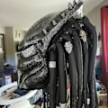 Miniatyrbillede 3 af 5: Predator Replika Maske Latex Maske Halloween Kostume Prop Sen