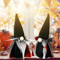 Miniatyrbilde 2 av 5: 2 stk Halloween Dekorasjonstomter, Svenske tomter Nissedukker