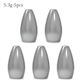 Miniatyrbild 1 av 8: 1/2/5 st Fiske Tungsten fallsänke 5.3G-5PCS 5.3G-5PCS
