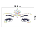 Miniatyrbild 2 av 5: Face Gems, 1 bit strass Face Stickers, Självhäftande ansikte style 4