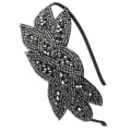 Miniatyrbild 1 av 5: Pannband 1921-talet Gatsby Leaf Beaded Women Håraccessoar