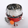 Miniatyrbilde 9 av 10: Mini-grill utendørs portabel sammenleggbar liten firkantet komfyr Camping Gasskomfyr Sikker og holdbar Small Square Furnace