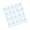 Miniatyrbild 5 av 5: 1/2/3 100x Limringar Lash Glue Cups för För Tattoo Volume Lash Blue 2.3x5.1cm 2Set