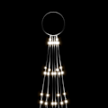 Miniatyrbilde 3 av 10: vidaXL Juletre for flaggstang kaldhvit 310 LED-er 300 cm