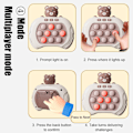 Miniatyrbild 8 av 11: Pop It Game Machine Press Pioneer Puzzle Decompression Toy For K bear onesize
