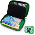 Miniatyrbild 1 av 4: Minecraft Multicolor Blixtlås Case Minecraft-presenter