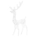 Miniatyrbillede 5 af 9: vidaXL Juledekoration rensdyr akryl 140 LED 120 cm kold hvid white