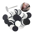 Pikkukuva 2 / 5: 1/2/3/5 Sähköisen jalkaraspin vaihtotyynyt tehokas ja 5mm 80Grit 100 pcs 1 Pc