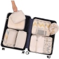 Miniatyrbild 5 av 5: 9 set packningskuber Bagagepackningsorganisatorer för resetillbehör Pink