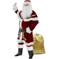 Miniatyrbild 1 av 5: Jultomtekostym för män 12st julset Set jultomte