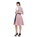 Pikkukuva 4 / 5: Naisten Oktoberfest Oluttyttöasu Baijerilainen Perinteinen Dirndl-mekko W Denim Red Check L