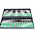 Miniatyrbild 1 av 2: 60 högkvalitativa diamantborrar Burr Set 30st Set 1 mm, 2 mm, 3 mm