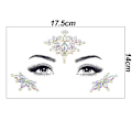 Miniatyrbild 2 av 5: Face Gems, 1 bit strass Face Stickers, Självhäftande ansikte style 5