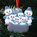 Miniatyrbillede 1 af 4: Feriepynt julesnemand stamtræ hængende vedhæng ornament juledekoration nr3128(D(familie på 6))