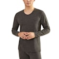 Miniatyrbild 1 av 2: Nya thermal Herr Vinter Kvinnor Long Johns Set Fleece Håller Varma I Kall Väder Male Gray M