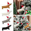 Miniatyrbilde 5 av 10: 4 STK Xmas Pendel Juletre Tilbehør SVART