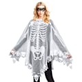 Pikkukuva 1 / 5: Naisten luurankoponcho - Halloween-asu - Day of the Dead Sunmostar