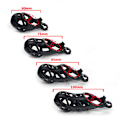 Miniatyrbild 6 av 11: 3D Manlig Cobra harts Chastity Cage Lock Device -kit med 4 S