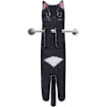 Miniatyrbild 1 av 5: Katt Roliga handdukar - Söta kökshanddukar för badrum Kattdekor Dekorativa hängande ansiktshanddukar Superabsorberande Mjuk Svart