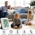 Miniatyrbild 2 av 5: Digital inomhushygrometertermometer med hög precision, ℃/℉