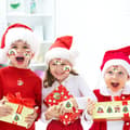 Miniatyrbilde 5 av 5: Juleklistremerker rull for konvolutter form rund god jul style1