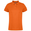 Miniatyrbillede 1 af 2: Asquith & Fox Dame/Dame Enkel kortærmet pikétrøje O Orange 2XL