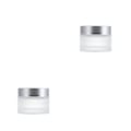 Miniatyrbillede 1 af 5: 1/2/3/5 Multipurpose Mat Kosmetisk Ansigtskrukke - Holdbar og silvery 30g,1 2PCS