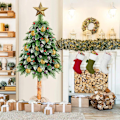 Miniatyrbillede 5 af 5: Julestrømper, til julefestindretning red