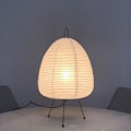 Miniatyrbild 4 av 5: Japansk design Akari Noguchi Yong Bordslampa Printed Rispapper Lampa Sovrum Skrivbord Hem Loft Inredning Fyrkantig stativ Golvlampa EU Plug A and B Lamp