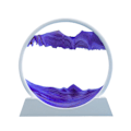 Miniatyrbild 9 av 11: CZQIKEDA Moving Sand Art Picture Sandscapes, 3D Dynamic Round San black One-size