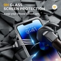 Miniatyrbild 5 av 8: Miracase Glass Series Designad för iPhone 14 Pro Max Case 6,7 tum, [2023 Upgrade] Bumper Case med inbyggd 9H härdat glas Scr Matte Clear