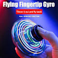 Miniatyrbild 6 av 11: Mini Drone LED UFO Typ Flygande Helikopter Spinner Fingertop Upgr red onesize