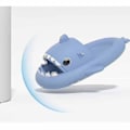 Miniatyrbilde 1 av 2: Shark Tøfler Sklisikre dusj Badesko Myke sommersandaler for jenter og gutter New_h blue 30 31