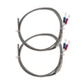 2st 1m K-typ 0 till 600 grader termoelement temperaturregulator sensorprob 3x15x1000