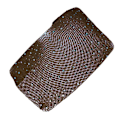 Miniatyrbild 5 av 5: 1/2/3 Kvinnor Crystal Rhinestone Fishnet Mesh Coffee 2Set