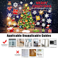 Miniatyrbild 6 av 6: Christmas Snowflake Window Stickers för Glas Xmas Stickers style 1