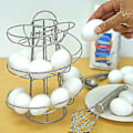 Miniatyrbild 4 av 4: Portable Kit Spiral Egg Rack Functal Stora Egg Box Ägg Stora Rack *chyi