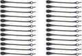 24-pack Lata elastiska skosnören, knytfria silikonsnören utan knytning