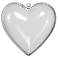 Miniatyrbillede 1 af 3: 5-pak hjerter, vedhæng transparent