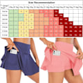 Miniatyrbild 6 av 6: Cloud Hide Tenniskjolar Dam Sport Golf Plisserad kjol Fitness Shorts Hög midja Atletisk Snabbtorka Löpning Kort Sport Skort PurplePocket M