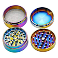 Miniatyrbilde 5 av 6: Rainbow Herb Mills 4 deler sinklegering Pollen Krydderkvern 40mm 1.5inch