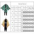 Miniatyrbilde 10 av 10: Halloween Demon Slayer Cosplay Kostyme Antrekk Party Dress Up D 110cm