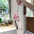 Pikkukuva 2 / 2: 780 ml kannettava vesipullo läpinäkyvät tiiviit juomapullot Pink