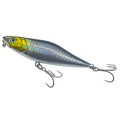 Miniatyrbillede 1 af 5: 7,4 cm 6,5 g Bionisk agn Flydende vandpen Bølgeklatrende propel Traktor Fiskeagn Fisketilbehør black back