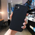 Miniatyrbilde 1 av 5: Telefondeksel for forskjellige iPhones - Monokromt firkantet deksel Svart For iPhone X