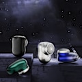 Miniatyrbild 3 av 5: Mini USB rakapparat Bärbar elektrisk rakhyvel för män Silver