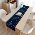 Miniatyrbild 9 av 10: 03 Eid Mubarak bordsduk Ramadan dekoration