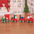 Miniatyrbillede 3 af 8: Juledekorationer Jul Trætog Børnehave Ferie Julegaver Juledekoration Gave Red new style train